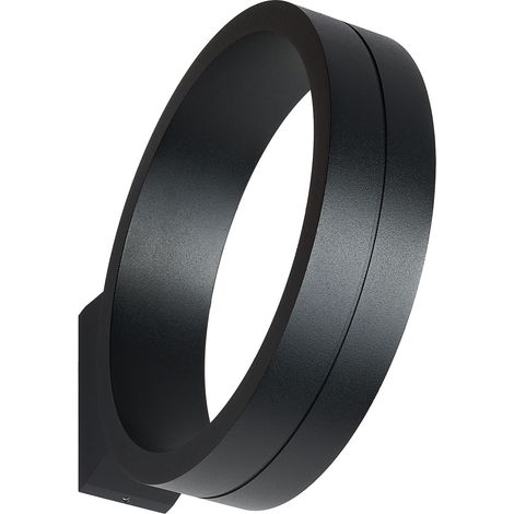Applique HOOP noir 3000K 314lm 4,5W IP65 - EUROPOLE - 37911