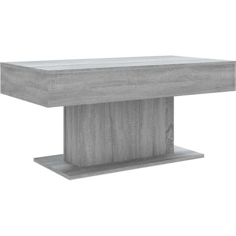 Maison Exclusive - Couchtisch Grau Sonoma 96x50x45 cm Holzwerksto (1/5)