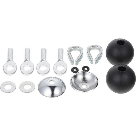 Connecteurs en fil d'acier pour accessoires d'équipement de fitness, durables, lot de 3 (1/5)