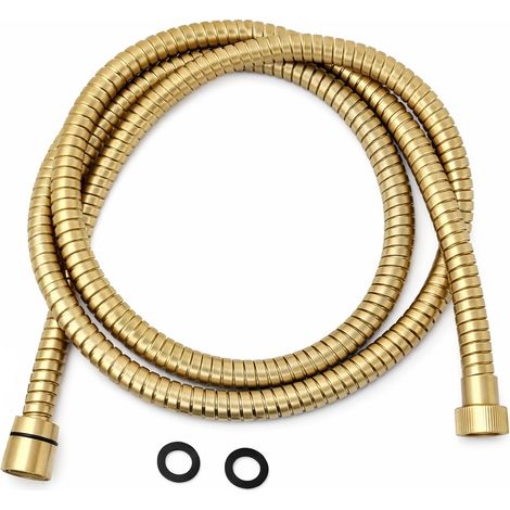 Brauseschlauch aus Messing 150 cm brushed gold farbe Sphera FLD15580OSO  Gebürstetes Gold