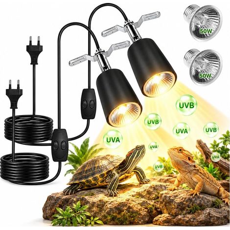 Céramique à Lampe Chauffante à Double Tête, Lampe Chauffante Tortue (1/5)