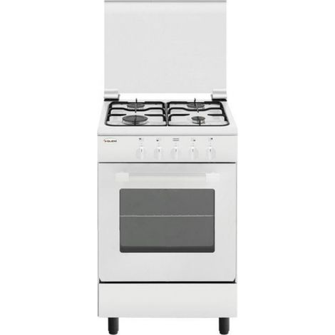 Glem Gas AE55MXF3 cucina Elettrico Bianco