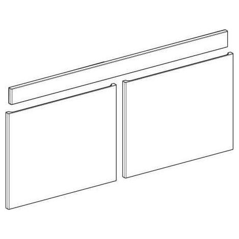 GE Schubladen-/Front Set für Renova Plan US für DWT, B:130cm, hickory hell (1/2)