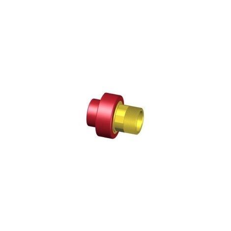 Entroque recto RM con cuello hexagonal - AQUATHERM Medidas: Ø40 - 1.1/4“