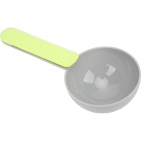 Cuillère multifonction pour croquettes de chien avec fermeture hermétique pour chats et chiens (vert-gris) (1/5)