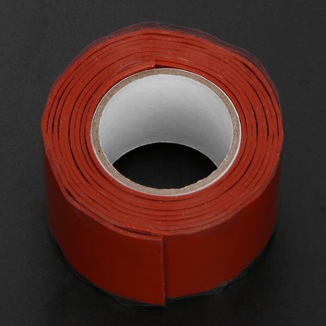 Wasserdichtes Klebeband mit starker Haftung für Reparaturen an PVC- und PPR-Rohren, 1 Meter lang, weiß/rot (1/5)