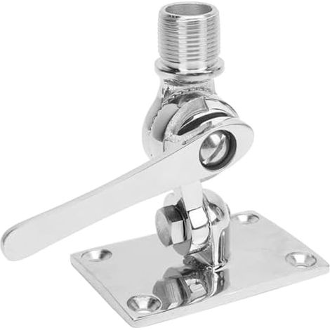 Support D'antenne Marine VHF, Base à Cliquet Réglable en Acier (1/5)