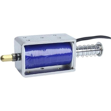 LY-1264B Électroaimant électrique télescopique puissant à commande électrique (24 V CC), course du solénoïde : 30 mm (1/5)