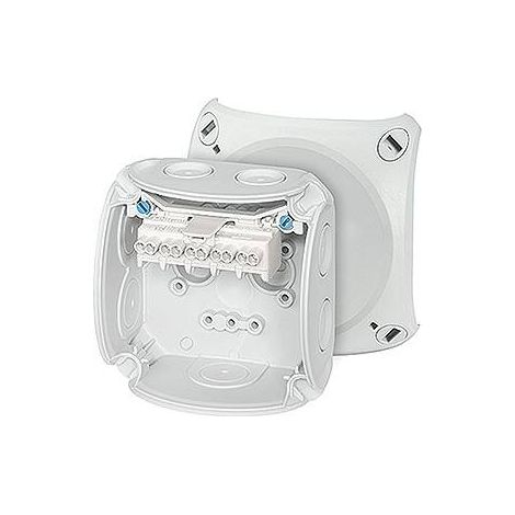 Hensel 62000001 Boîte de dérivation (L x l x H) 93 x 93 x 62 mm gris IP66 1 pc(s)