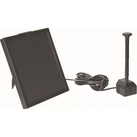 Pontec PondoSolar 150 Kit bomba solar negra jardín (1/4)