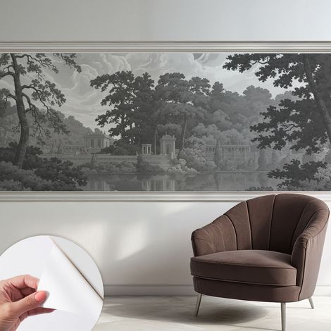 Fototapete Selbstklebend - Büro Wandgestaltung - Wanddekoration Wohnzimmer Naturlandschaft 250x104 cm (1/5)