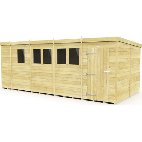 17 x 8 Pent Shed