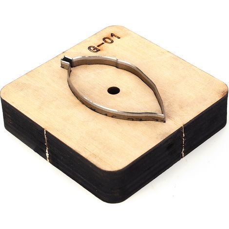 Moule de découpe pour le travail du cuir, couteau à perforer le cuir, gabarit de moule, outils à main pour le bricolage (G-01) (1/3)