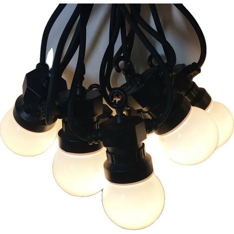Guirlandes LED, Étanches, Design Connectable, Lacté-a, Prise EU-a, 18M 25Ampoules (1/2)