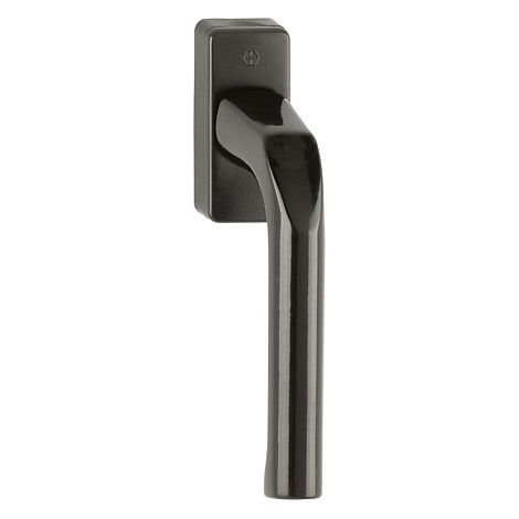 Hoppe DK-Fenstergriff, London 013/U34, mit eckiger Rosette, VK7x32, F8019
