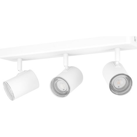 Spot monté en surface Consuma 1 3 lumières droites blanches - 901963 (1/3)