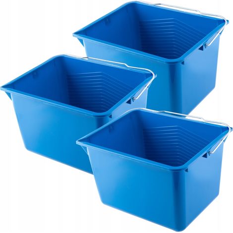 KADAX Cubo de pintura Cubo con asa 8 litros 3uds (1/5)