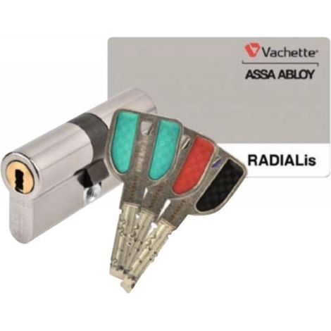 Cylindre Européen : Radialis nickelé - VACHETTE - Varié - 32,5 x 32,5