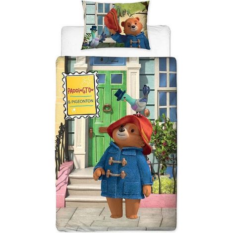 Parure de lit réversible Paddington et Pigeonton -135 x 200 cm (1/5)