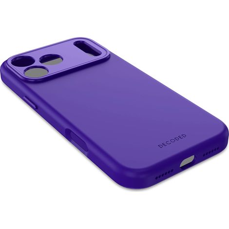 Funda trasera de silicona antimicrobiana Decoded - Funda protectora de silicona compatible con MagSafe para iPhone 17 Pro (futur (1/5)