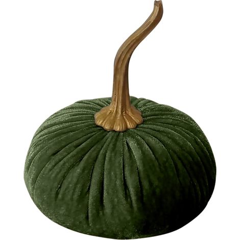 Citrouille Décorative - Velours Doux Main - Pour Décoration Automne Fête D Action De Grâce - Lot De 1 (1/4)
