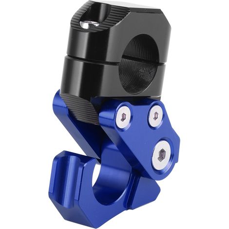 Support Moto Universel Crochet Pliable Casque Porte-Bagages pour Guidon 22mm Yamaha Bleu (1/5)