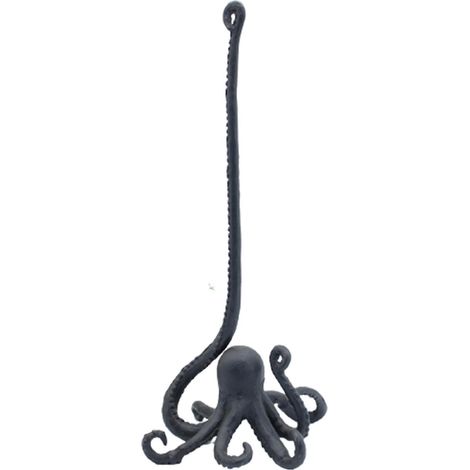 Porte Rouleau de Papier Cuisine Sans Percer Forme Animal, Distributeur Essuie-Tout Décoratif Animaux, Support Rouleau Ménager Dressé (1/4)