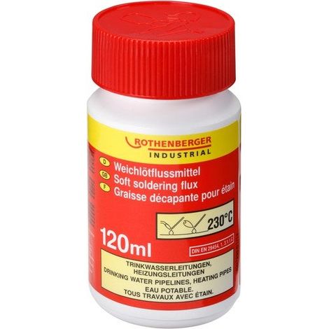 Graisse Décapante Pour Étain 120 Ml Rothenberger