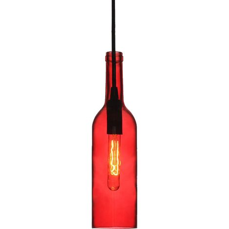 Lámpara de araña LED V-TAC con portalámparas E14 (máx. 60 W), Ø72 x 115 cm, color rojo (1/2)