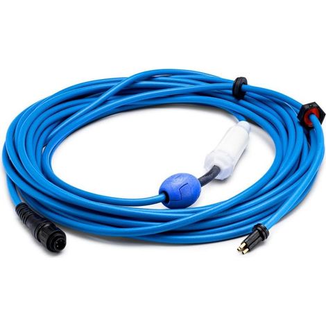 Maytronics Dolphin – Câble d'alimentation flottant 17m avec connecteur 3 fils – Système anti-torsion SWIVEL – Compatible robots Dolphin – DL99958906DIY