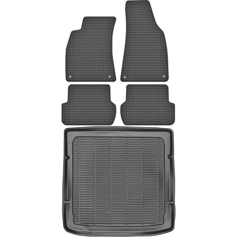 Audi A4 B6 B7 Typ 8E Avant / Kombi (2000–2008) – SET: Gummifußmatten + Kofferraummatte