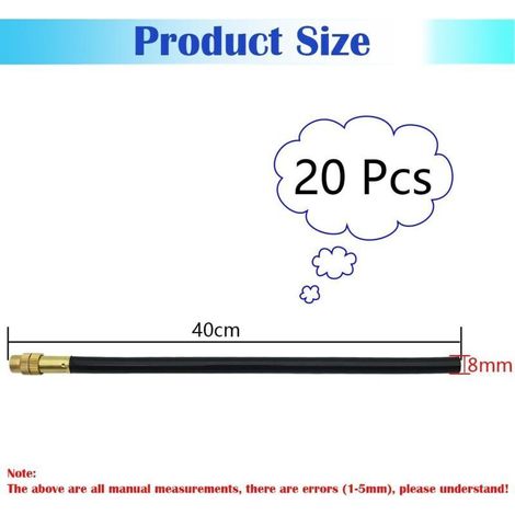 Buse de pulvérisation, 40 cm, adaptée aux systèmes d'irrigation avec des tuyaux d'eau de diamètre extérieur de 8 mm (20 pièces par paquet) (1/5)