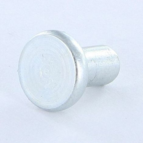 Rivet à frapper Tête plate 6X12 Acier zingué - 1 pièce (1/2)