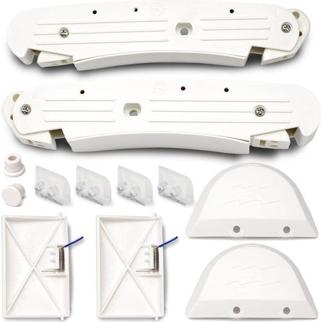 Balançoire de nettoyage de piscine avec cadres avant et arrière, 4 glissières de pod, performance stable, pièce de rechange légère (1/5)