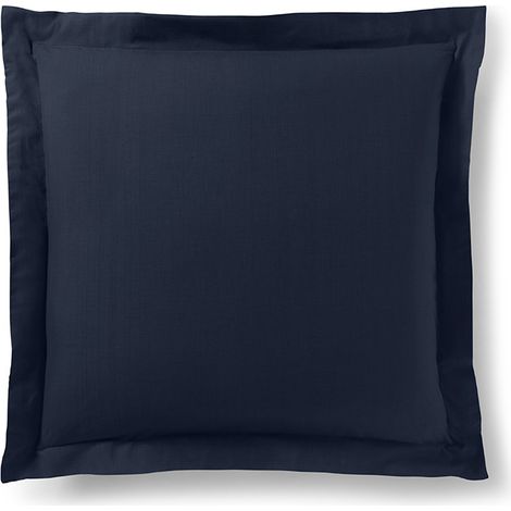 Taie d'oreiller "Prémium" toutes dimensions - Prémium Bleu Nuit - 63 x 63 cm volant plat piqué - Prémium Bleu Nuit -