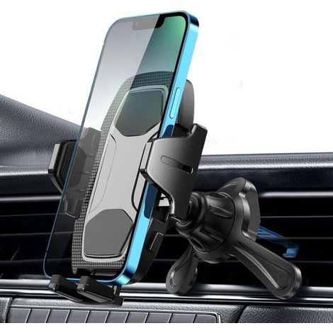 Support Telephone Voiture Grille Aeration Auto Porte Phone Voiture Support Phone Portable Grille Ventilation Automobile Compatible Smartphone 360° Rotation