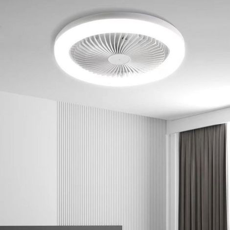 Ventilatorlampe für Esszimmer, Wohnzimmer, Schlafzimmer, geräuschloses Deckenmodell, Licht, drei Windgeschwindigkeiten, Kinderzimmer. (1/5)