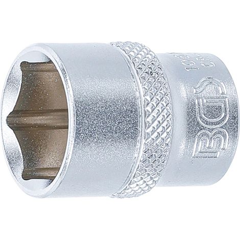 Llave de vaso hexagonal  entrada 10 mm (3/8")  16 mm (1/3)