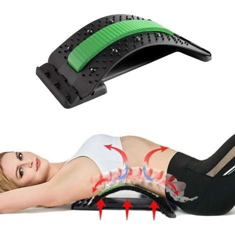 Dehngerät zur Linderung von Rückenschmerzen im unteren Rückenbereich, Rückenstreckgerät, Rückenmassagegerät, Magic Stretcher, Rücken (1/4)