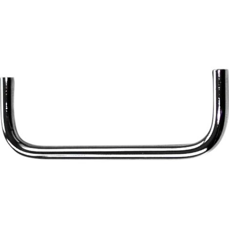 Garderobenhängebügel Nora U-Form, Lochabstand 180 mm, Breite 192, Edelstahl geb.