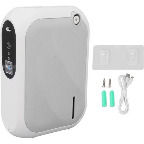 XS105 Luftbefeuchter 200 m³ Aromatherapie Timer App Bluetooth 140 ml USB-Anschluss Wandmontage Tisch-Aroma-Luftbefeuchter mit integriertem Akku für Hotels Grau (1/5)