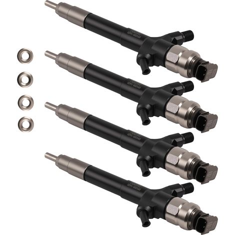 4x Engine Fuel Injector Kit for Mitsubishi L200 4D56 Diesel 1465A041 (1/5)