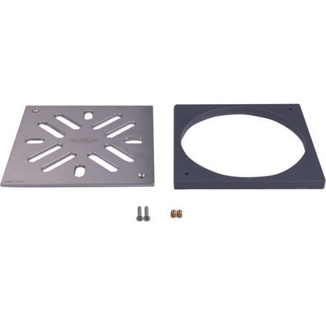 HL0605.4E Niro-Rost 226x226mm inkl. Zwischenplatte