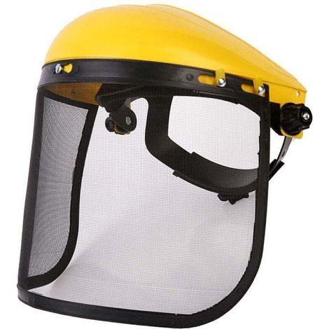 Visière de Visage, Tondeuse d'herbe de Jardin Casque de Protection Faciale Chapeau de Protection de Sécurité Protection des Yeux Visière de Couverture Faciale