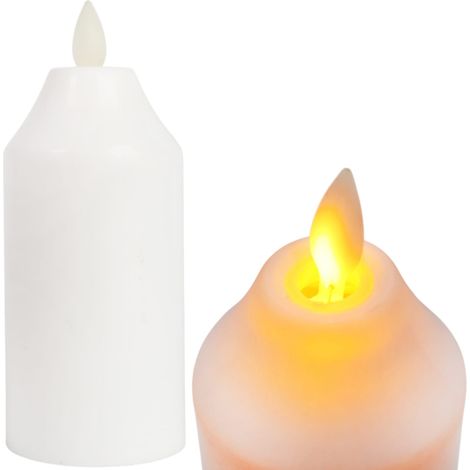 Candela a LED, alimentata a batteria, 15 cm, fiamma mobile (1/5)