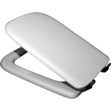 Abattant WC Mod.Conca en bois et couche de polyester 34x41,3 cm abattant WC blanc