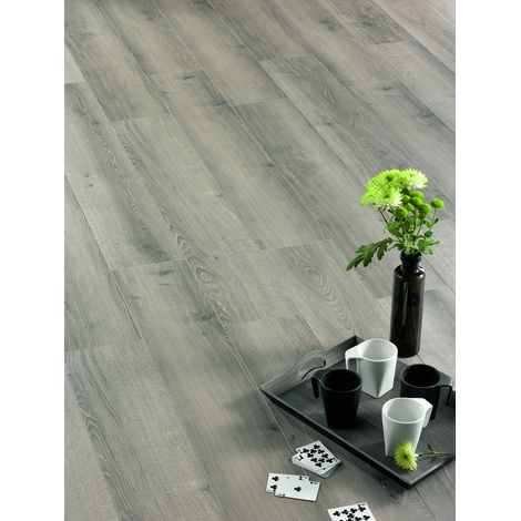 Alle Carrelage - Parquet stratifié 8 mm GRIS BUILDING - OSMOZE (1/5)