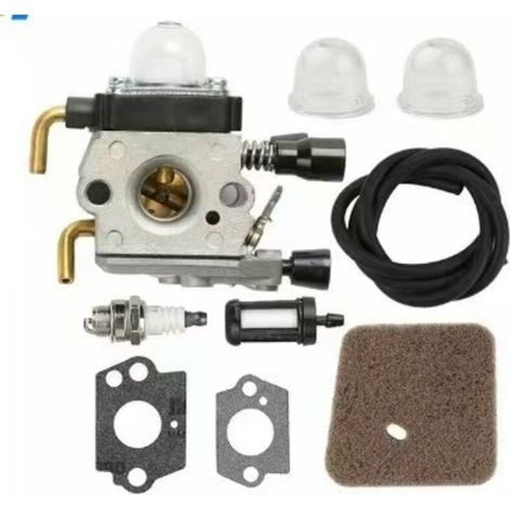 Hippotech Vergaser mit Kraftstoffleitung für STIHL HS75 HS80 HS85 HL75 HL75K FH75 HT70 HT75 KM80 KM85 KM85R SP80 SP85 FC75 FC85 Heckenschere/Trimmer