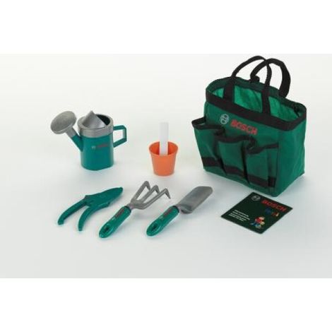 BOSCH GARTENTASCHE, 8-tlg. u.a.Gießkanne, Pflanztopf uvm.
