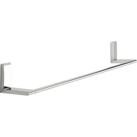 Porta Asciugamani Salviette Bagno da 52 cm a Muro in Acciaio Cromo Ella